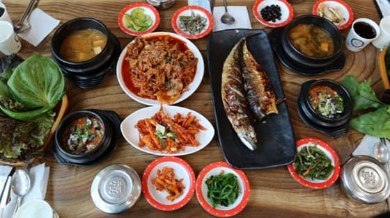 마장호수쌈밥(제육+더덕+고등어구이) 메뉴 사진(네이버)