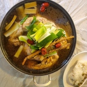 한방 토종 닭백숙 메뉴 사진(네이버)