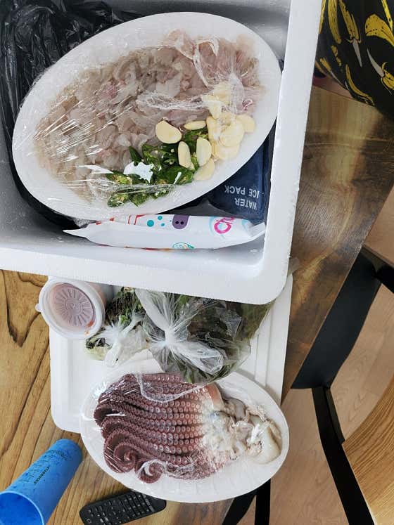 섞어 막회셋트 메뉴 사진(네이버)