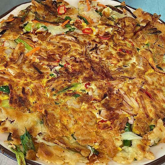 해물파전 메뉴 사진(네이버)
