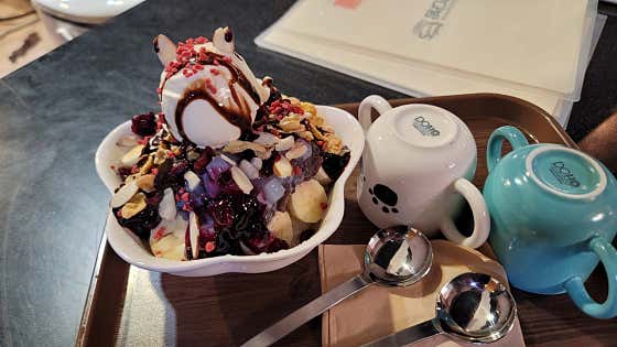 삼양팥빙수 메뉴 사진(네이버)