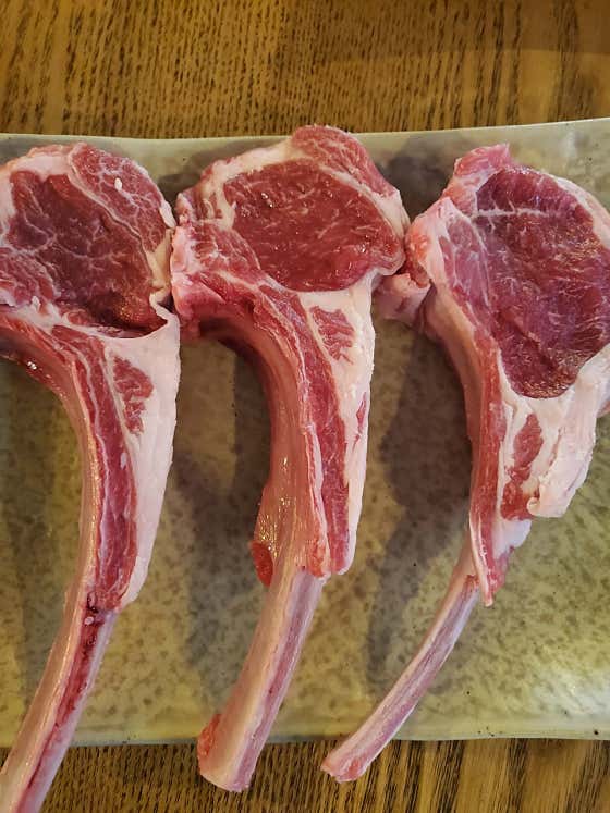 최고급 生프렌치랙(180g) 메뉴 사진(네이버)