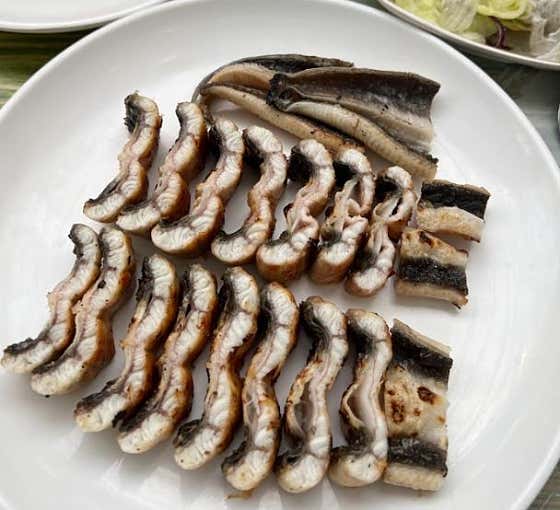 풍천민물장어 100g 메뉴 사진(네이버)