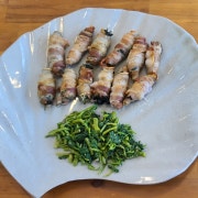 산나물 삼겹살말이(사전예약 필수) 메뉴 사진(네이버)