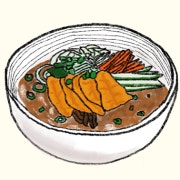 성게알소바 메뉴 사진(네이버)