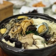한방전복능이백숙 메뉴 사진(네이버)