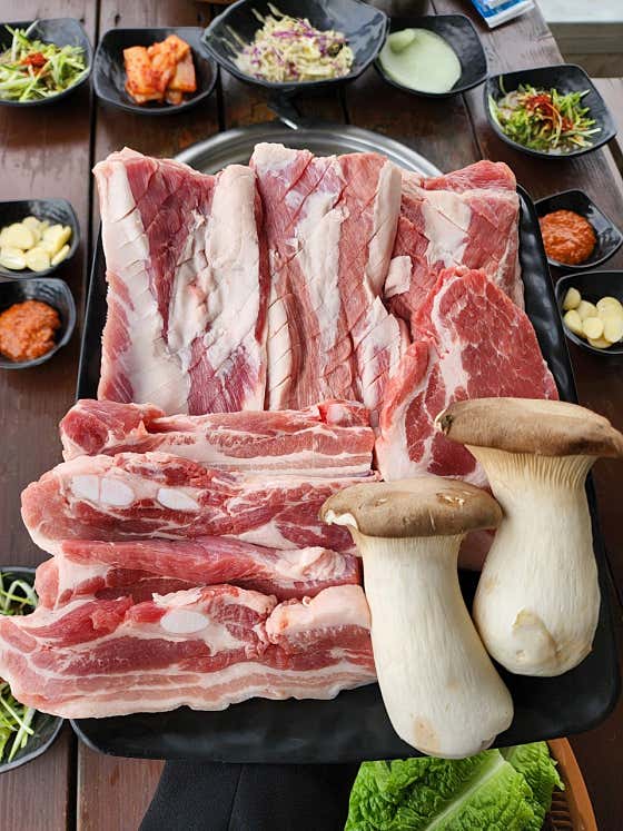 흑돼지 오겹살200g 메뉴 사진(네이버)