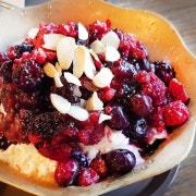 후르츠베리빙수 메뉴 사진(네이버)
