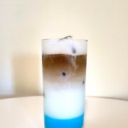 바다소금라떼 메뉴 사진(네이버)