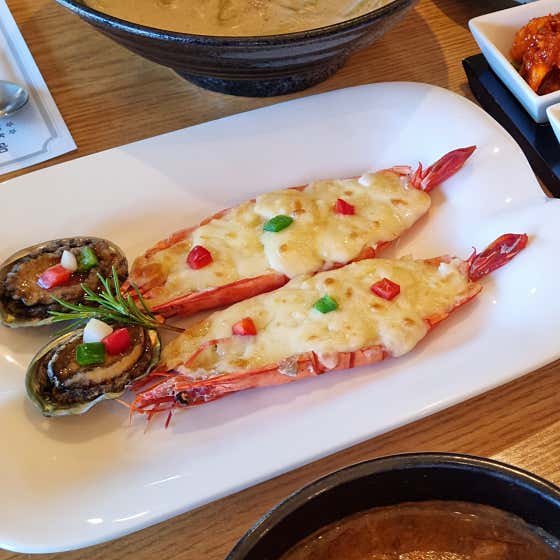 새우치즈와 전복찜 메뉴 사진(네이버)