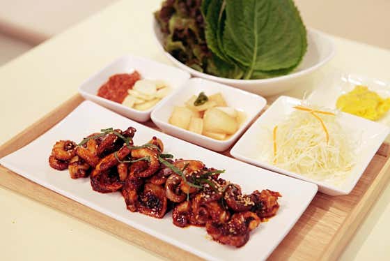 밥도둑쭈꾸미2인분세트 메뉴 사진(네이버)
