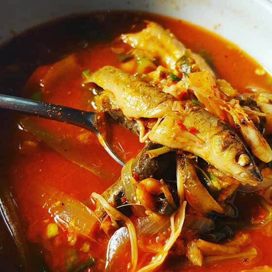 버들치잡어탕(1인) 메뉴 사진(네이버)