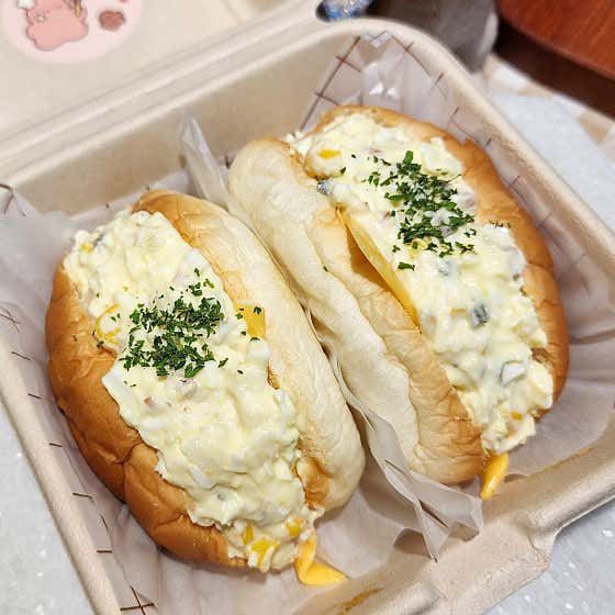 에그 포테이토 샌드위치 메뉴 사진(네이버)