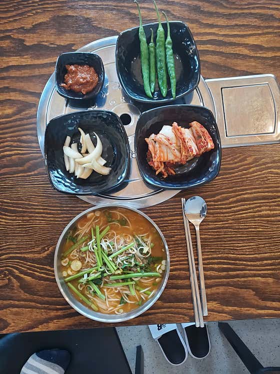 생선국수 메뉴 사진(네이버)