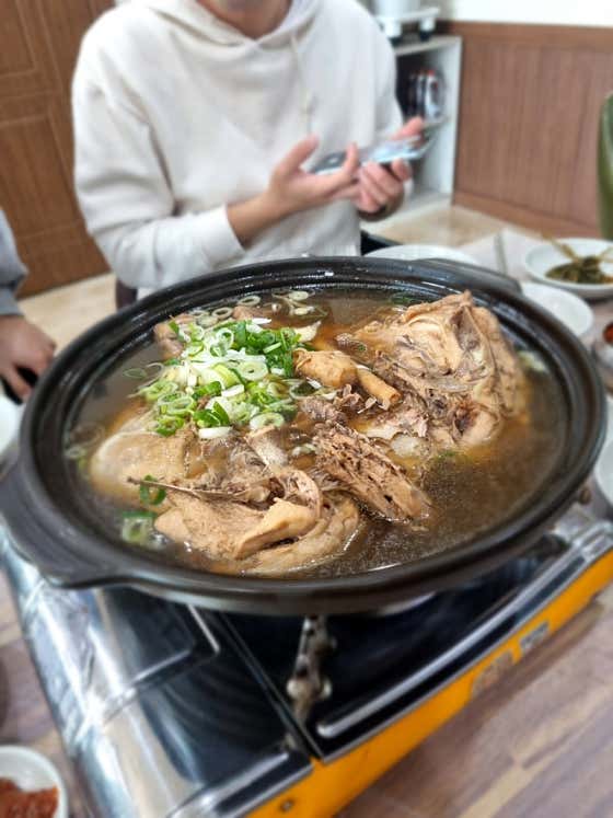 한방 닭백숙 메뉴 사진(네이버)