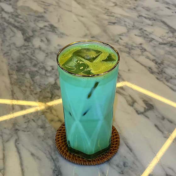 녹차라떼 메뉴 사진(네이버)