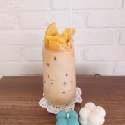 달고나라떼 메뉴 사진(네이버)