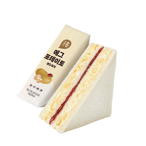 에그 포테이토 샌드위치 메뉴 사진(네이버)