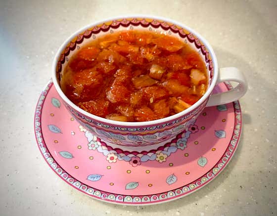 수제자몽티 메뉴 사진(네이버)