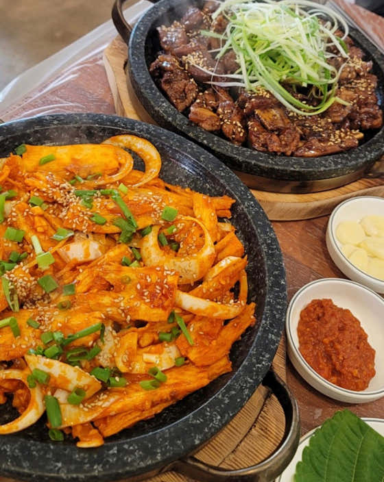 흑돼지 석갈비 정식 A세트 메뉴 사진(네이버)