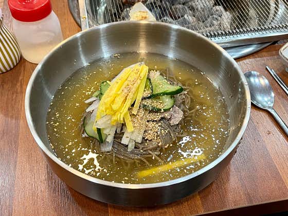 물냉면 메뉴 사진(네이버)