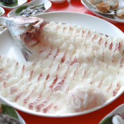 참돔 회 메뉴 사진(네이버)