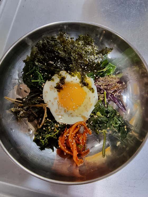 산채비빔밥 메뉴 사진(네이버)