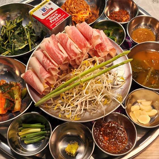 한우투뿔차돌박이 메뉴 사진(네이버)