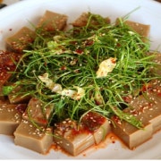 수제 도토리 묵 메뉴 사진(네이버)