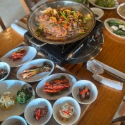 유황오리 양념불고기(주물럭) 메뉴 사진(네이버)