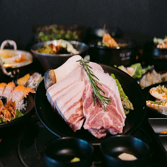 흑오겹살(250g) 메뉴 사진(네이버)