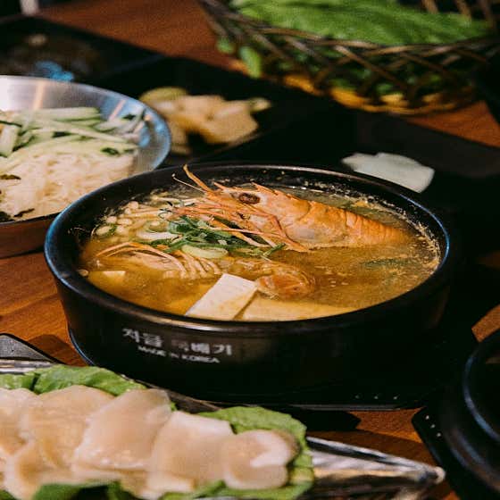 해산물 된장찌개 메뉴 사진(네이버)