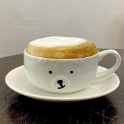 밀크폼 쫀득한 카푸치노 메뉴 사진(네이버)