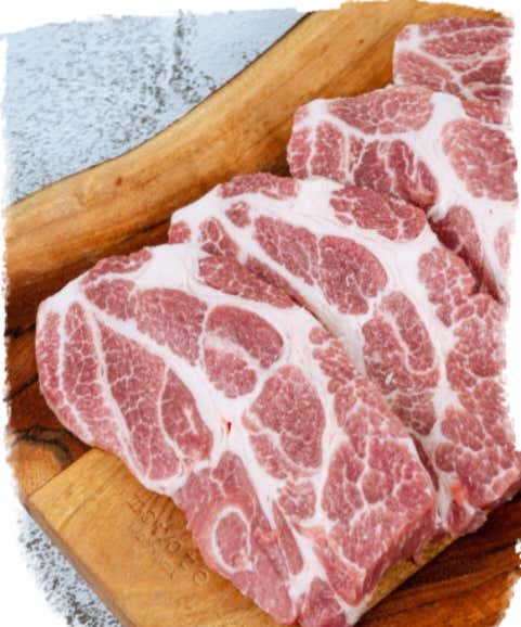 목삼겹살 100g 메뉴 사진(네이버)