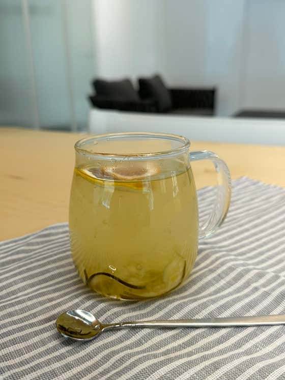 청귤차 메뉴 사진(네이버)