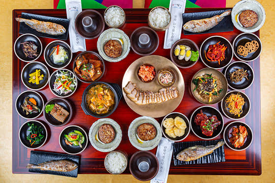 다문정식 메뉴 사진(네이버)