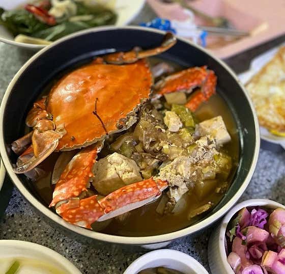 꽃게된장찌개 메뉴 사진(네이버)