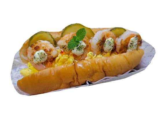 새우크림치즈 에그랑 메뉴 사진(네이버)