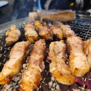 숯불삼겹살 메뉴 사진(네이버)