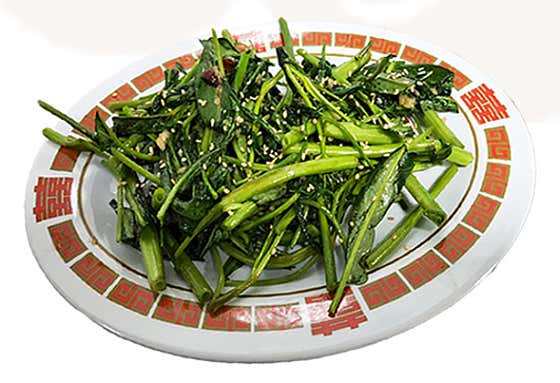 공심채볶음 메뉴 사진(네이버)