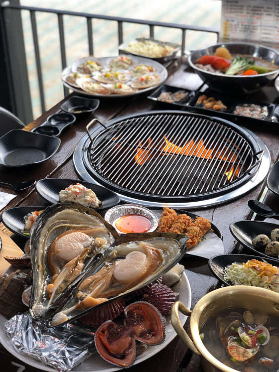 ⓐ조개구이 커플 SET 메뉴 사진(네이버)