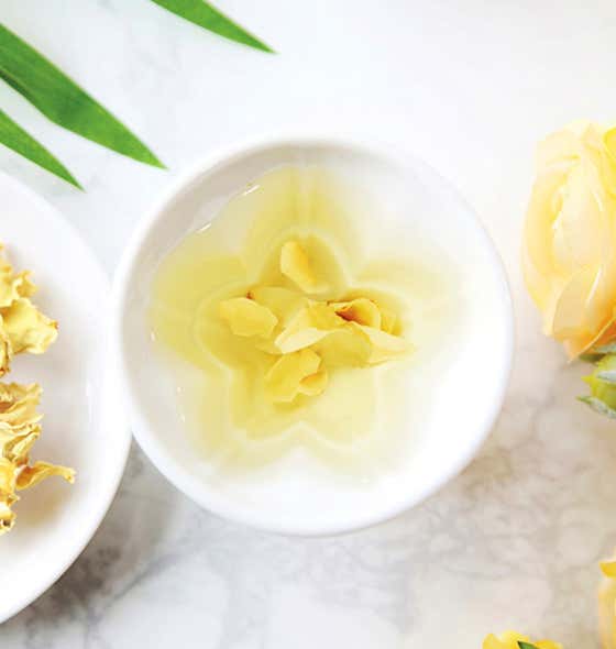 금화규 꽃차 메뉴 사진(네이버)