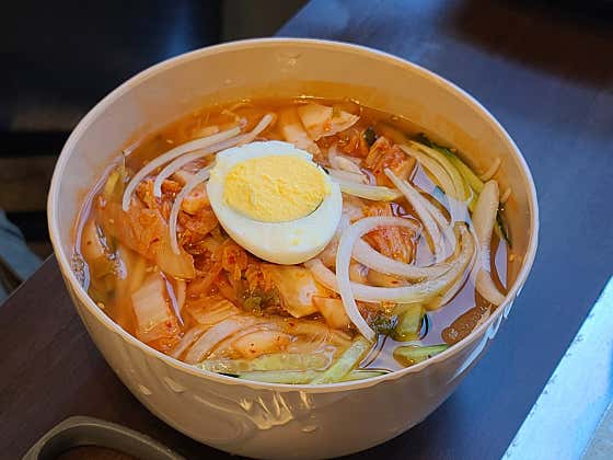 김치말이국수 메뉴 사진(네이버)
