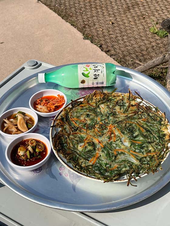 정구지전 메뉴 사진(네이버)