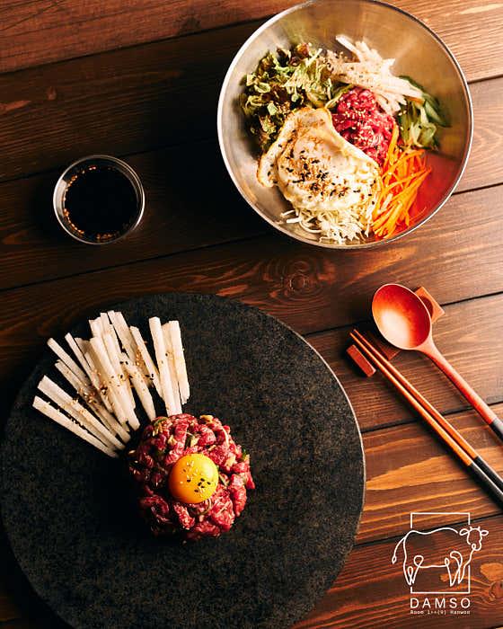 육회 비빔밥 메뉴 사진(네이버)