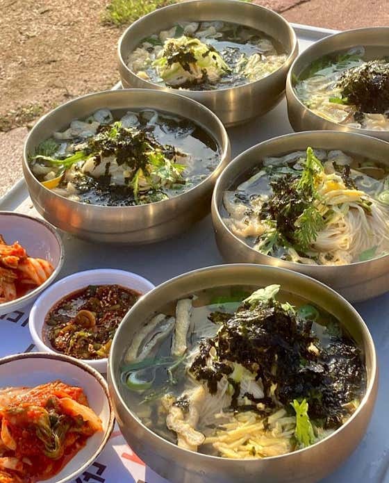 잔치국수 메뉴 사진(네이버)