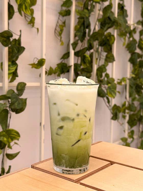 말차라떼 메뉴 사진(네이버)