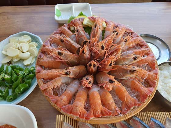 전망 제주딱새우회 메뉴 사진(네이버)