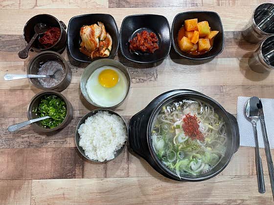 오징어콩나물해장국 메뉴 사진(네이버)