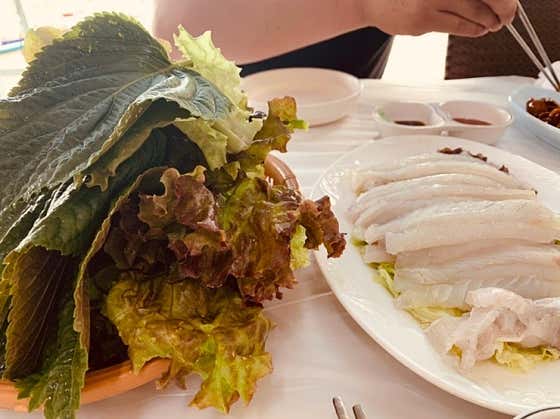 광어,우럭회 메뉴 사진(네이버)